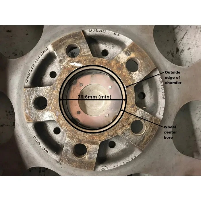 Par de espaciadores de rueda 034 Motorsport de 12,5 mm para Audi y BMW 03