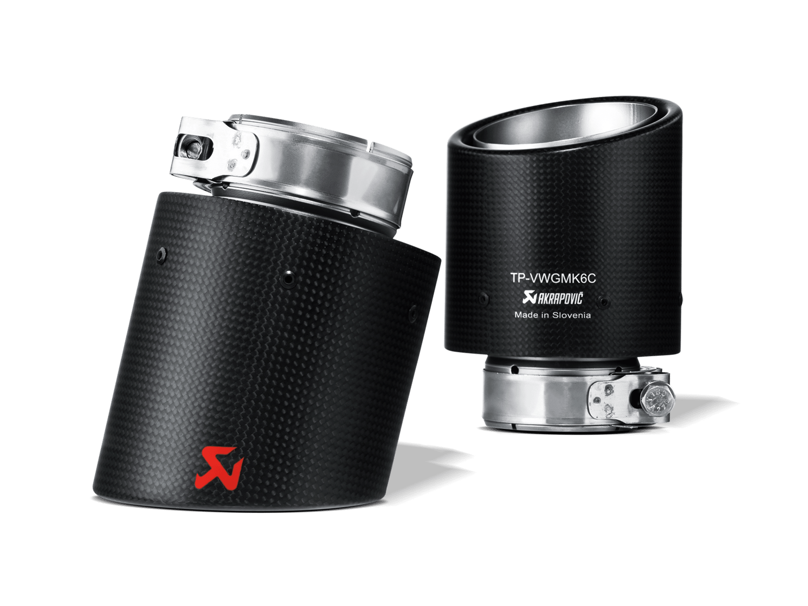 Akrapovič Eindstuk Set Carbon VW Golf 6 GTD 2