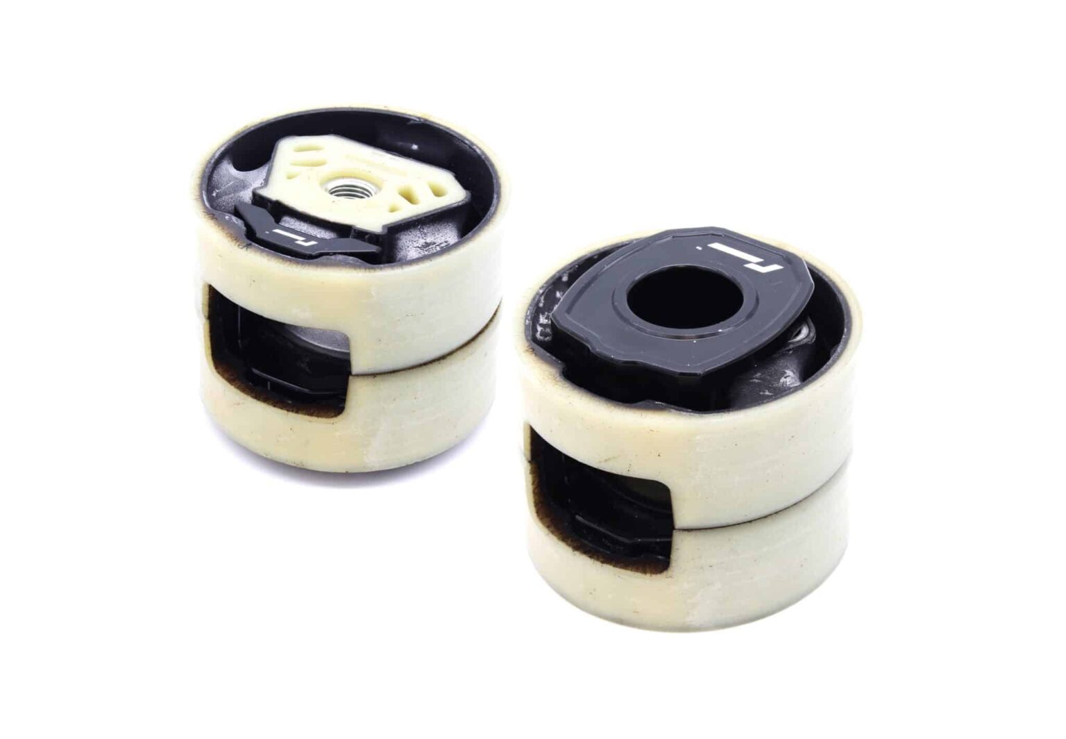 Inserciones Twin Dogbone para soporte de motor inferior Racingline, versión 2-7