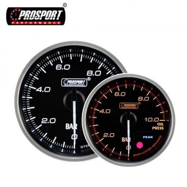 Prosport Supreme 60mm Oliedrukmeter Rood Wit