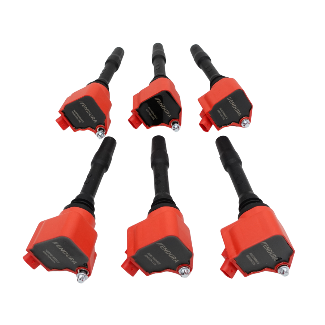 Bobinas de ignição Endura MEGADEAL Performance + velas de ignição NGK Racing para BMW B58 (140i / 240i / 340i / Supra)