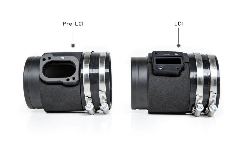 Eventuri F56 Mini Cooper S JCW MAF Tube Comparison 8ad4b5f4 dddd 4b26 b241 782f92640b6b 1024x1024