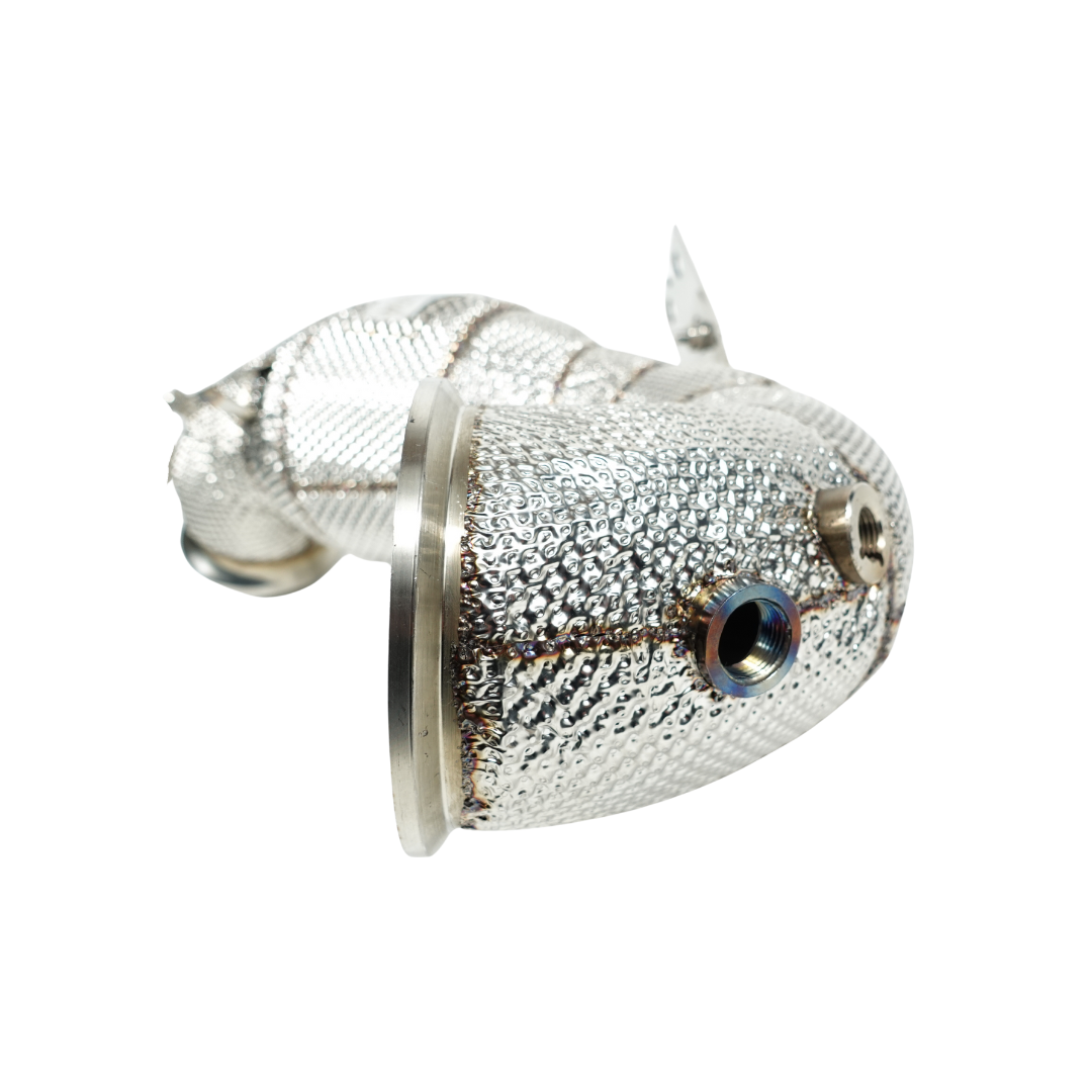 Downpipe Endura 3.5" A45 W177 CLA45 C118 AMG + Sensor de Temperatura