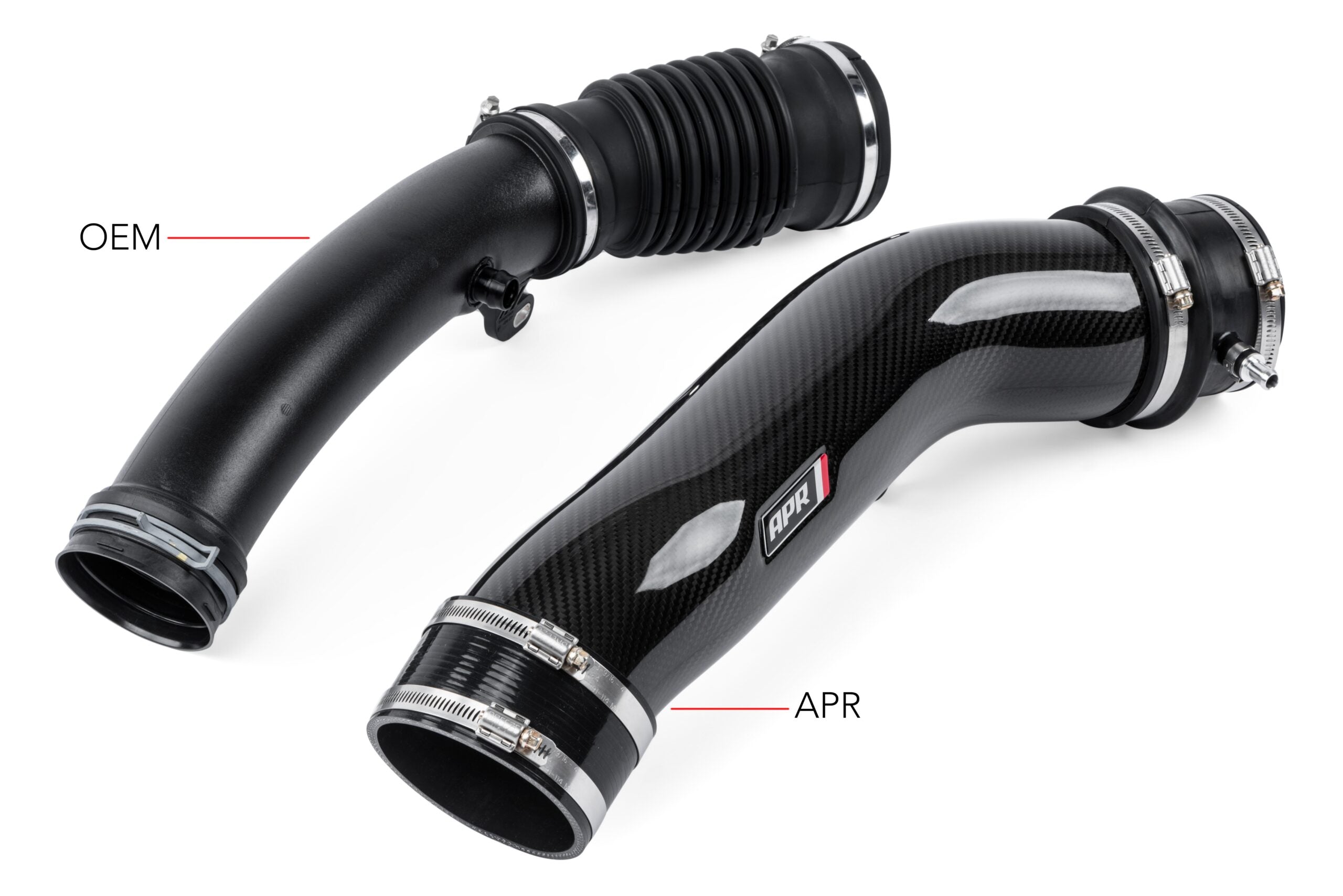 APR – Kit de admissão de ar em fibra de carbono de 4 polegadas para Audi RS3 8V.5 / RS3 8Y e TTRS 8S
