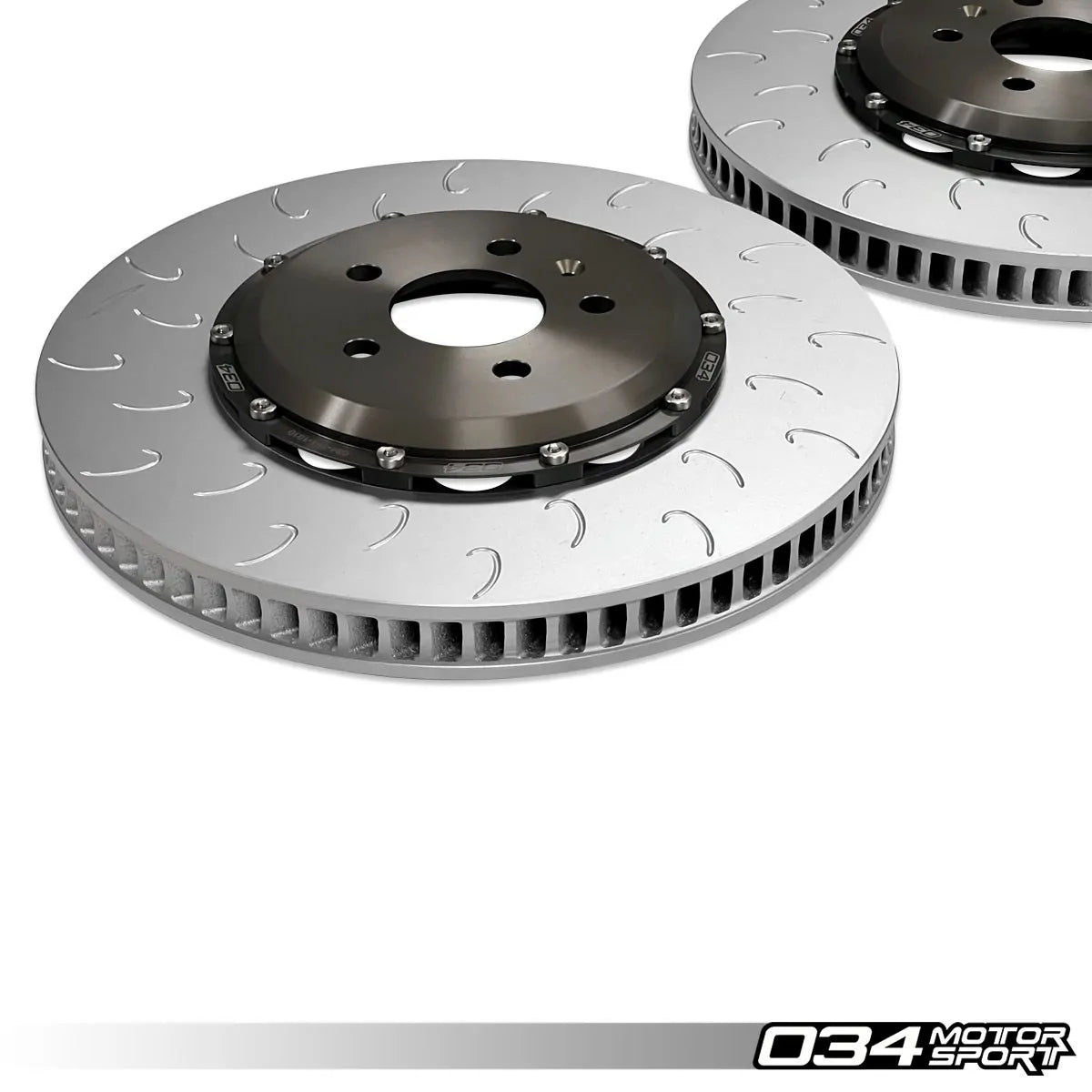 Discos de freno delanteros 034 Motorsport de 2 piezas AUDI RS5 y Q7 Q8 03