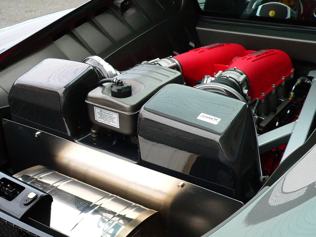 Gruppe M Carbon Ram Air Intake Ferrari F430 2005 2010 1