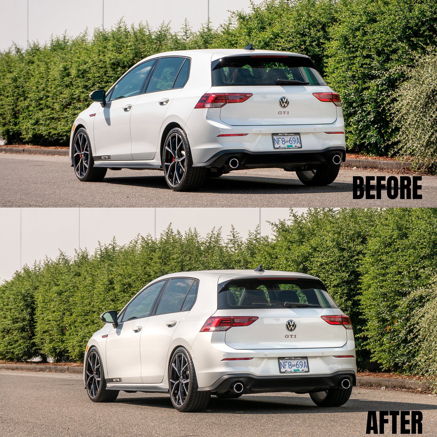 Muelles de descenso CTS Turbo para VW Golf 8 GTI 4