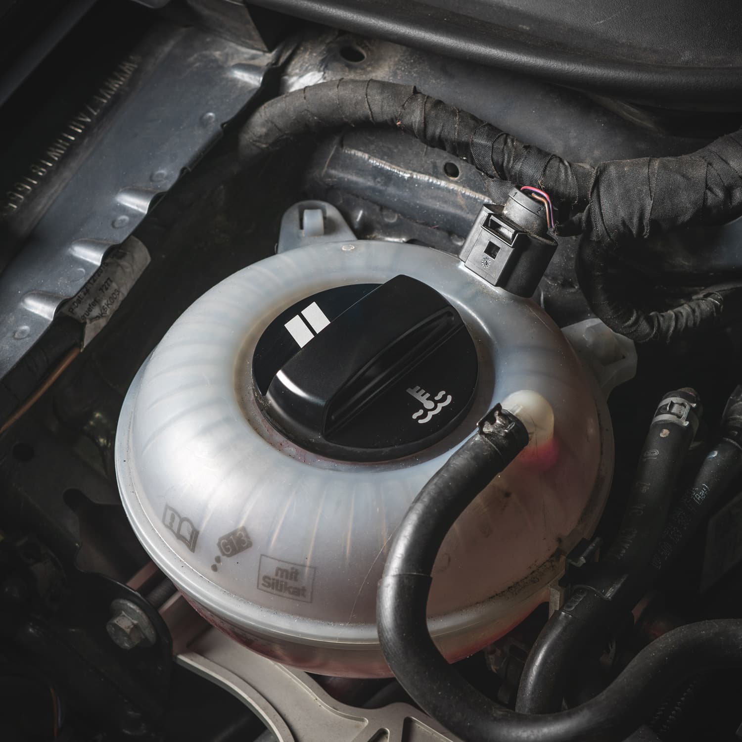 Tapa del depósito de refrigerante del turbocompresor CTS Billet VAG MQB MQL 3