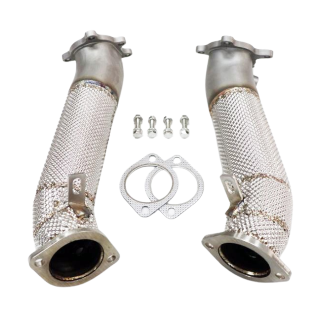 Downpipe 3.5" Nissan GT-R R35 - Gegoten + Hitteschild - Endura Motorsport