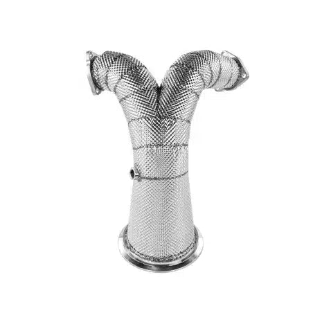 Bajante de escape Alpha Competition con descatalizador y protector térmico Audi S4 3