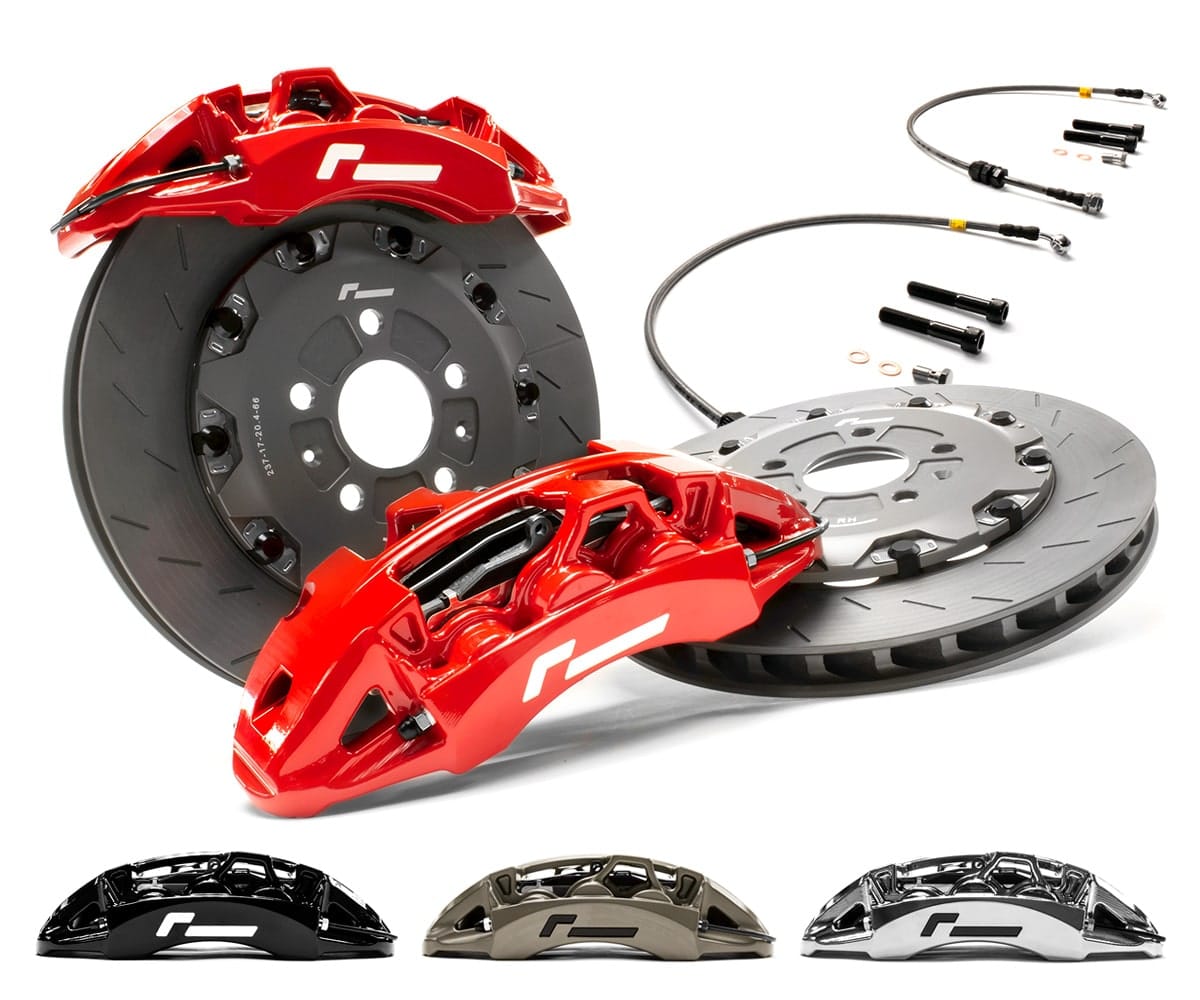 Kit de freios Racingline Big Brake com disco de 380 mm e 6 pistões - Estágio 3