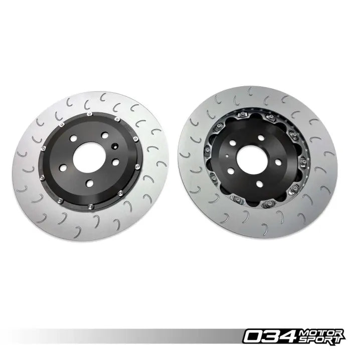 034 Motorsport Juego de discos de freno flotantes de 2 piezas Audi B8 B8.5 02