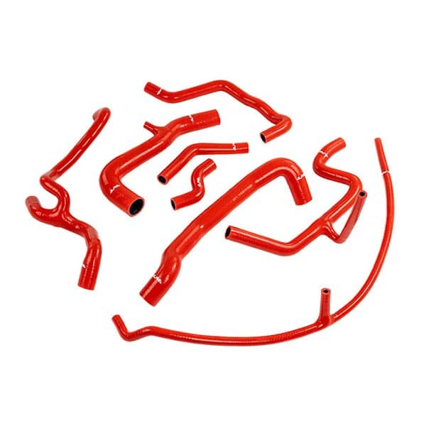 Alpha Competition Koelvloeistof Slangen Set Golf 3 VR6 rood