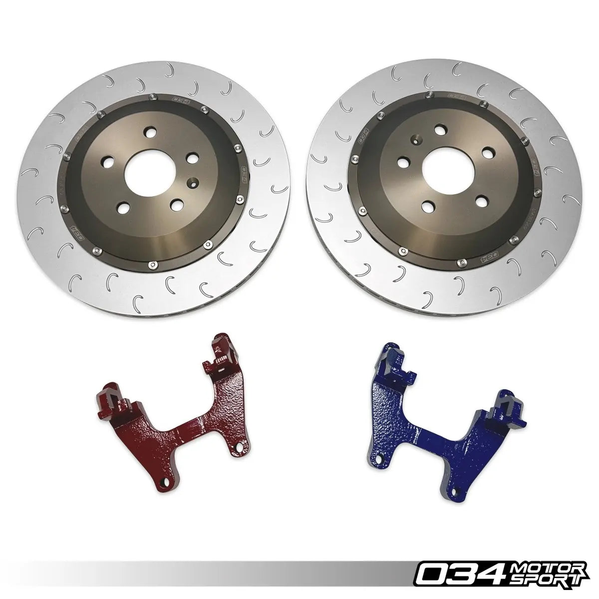 034 Motorsport Actualización de freno trasero de 2 piezas de 355 mm AUDI S3 1