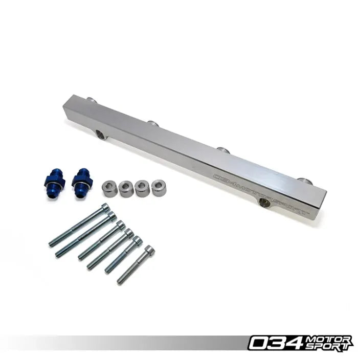 034 Motorsport Riel de combustible de aluminio Audi Volkswagen 1.8T 01