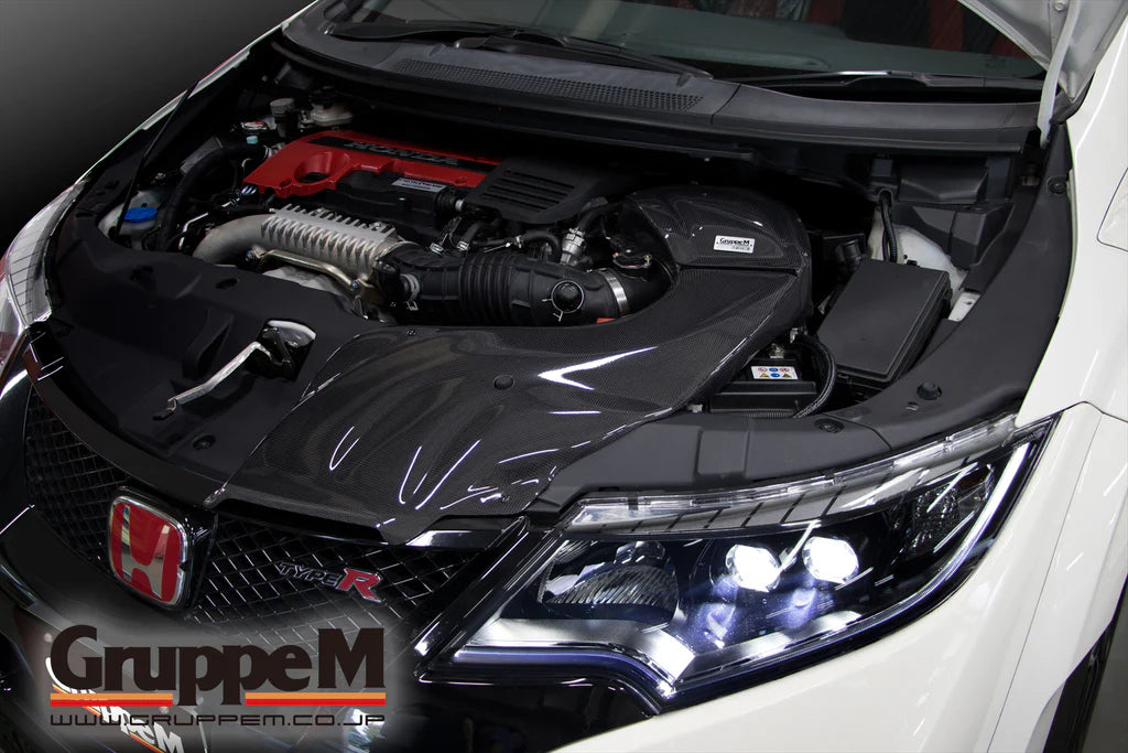 Gruppe M Carbon Ram Air Intake Honda Civic R FK2 K20C 1