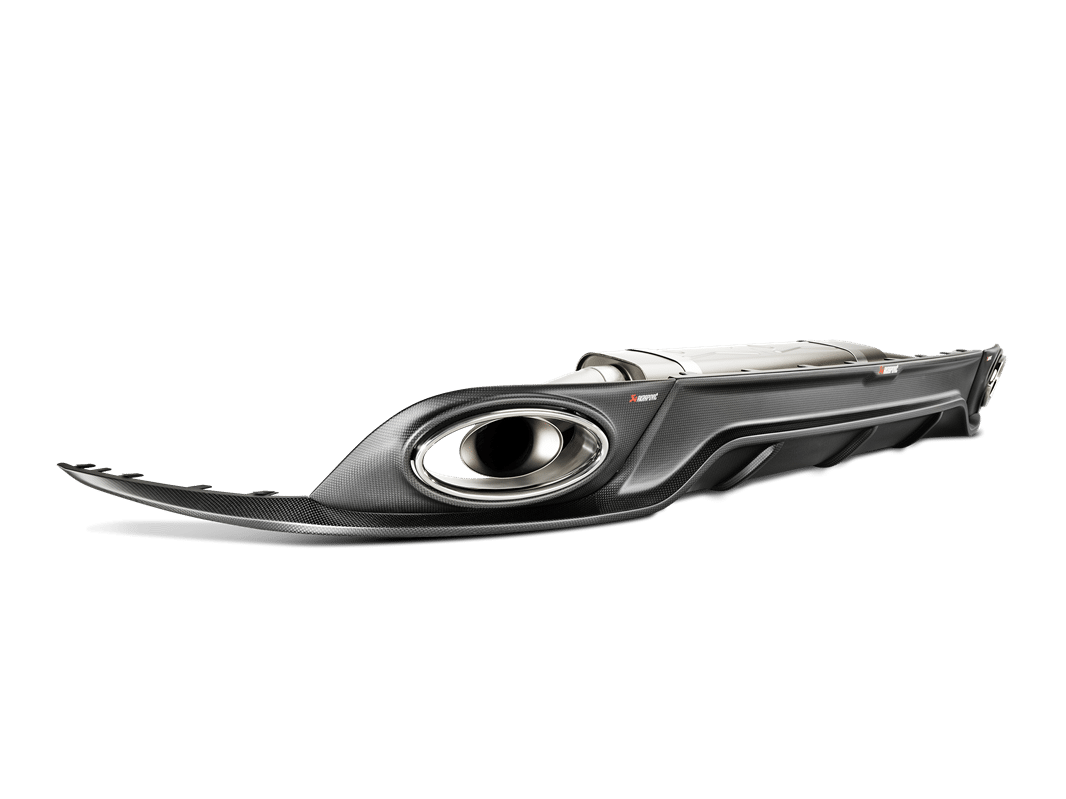 Difusor de carbono Akrapovič Porsche 911 Turbo S 991 3