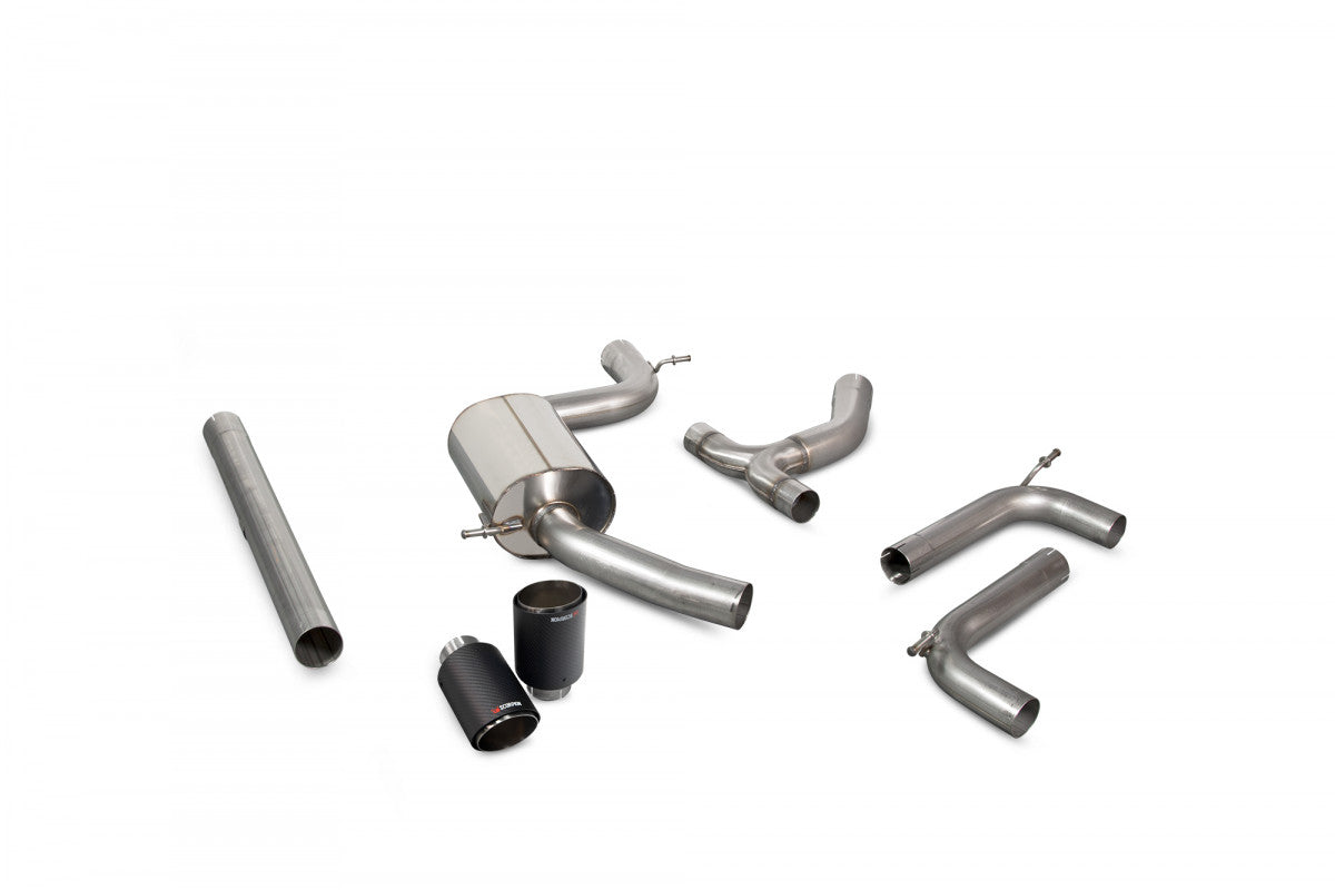 Scorpion Niet resonerend Cat Back Systeem VW MK7.5 GTI 03