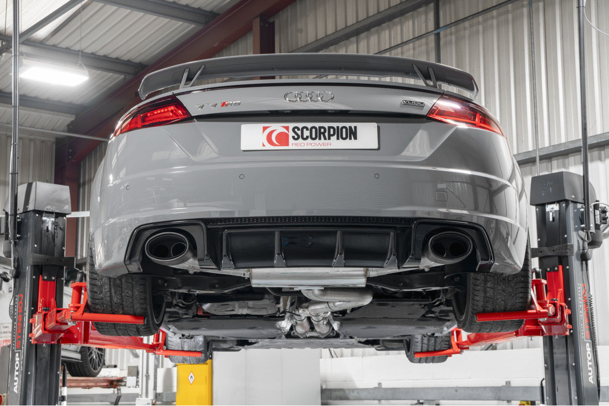 Sistema de escape Scorpion Cat Back para Audi TT RS MK3 sin GPF 04