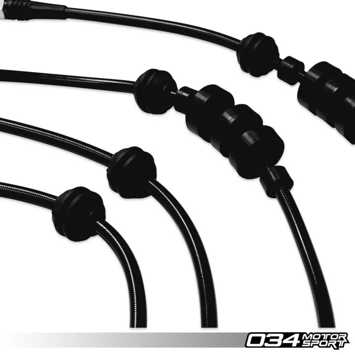 Kit de latiguillos de freno trenzados de acero inoxidable, B8 B8.5 Audi Q5 SQ5 2