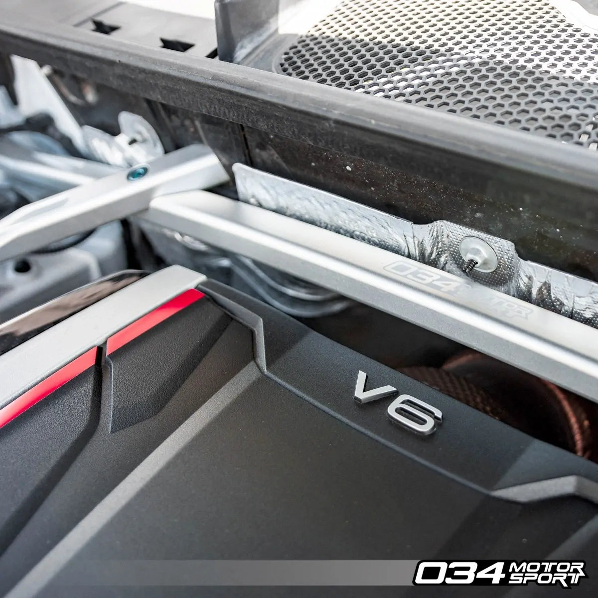 034motorsport - Refuerzo de puntal delantero B9 Q5 SQ de aluminio billet 034 603 0018 07