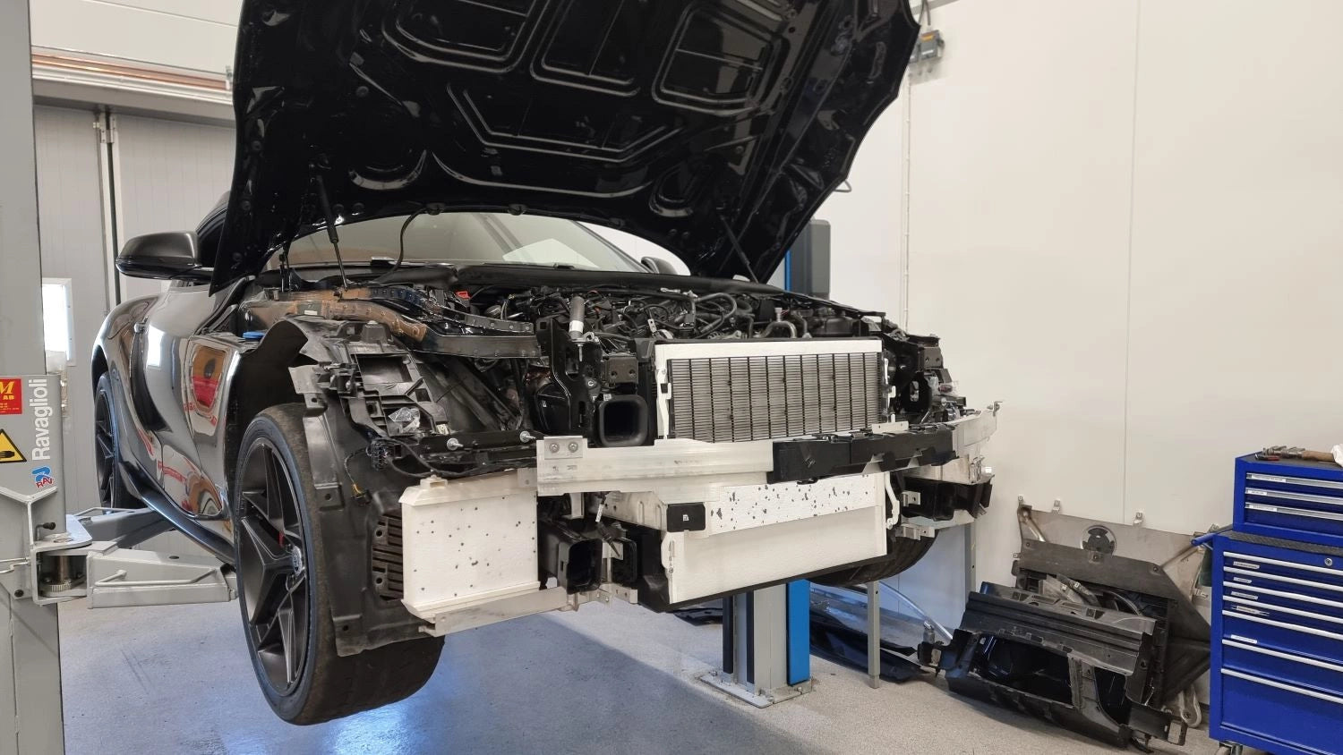 radiador auxiliar do88 bmw m240i m340i m440i z4 g2x b58 5