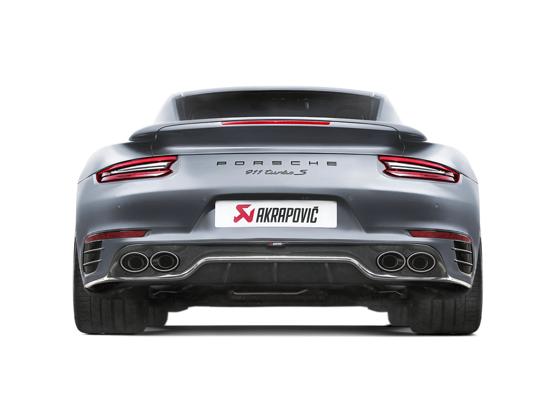 Akrapovič Diffuseur Brillant Porsche 911 Turbo S 991.2 2