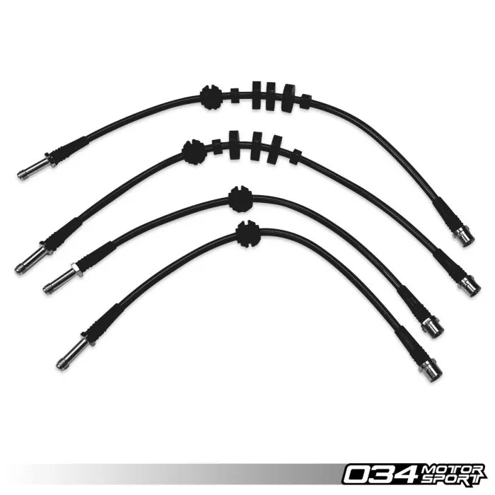 Kit de latiguillos de freno trenzados de acero inoxidable, B8 B8.5 Audi Q5 SQ5 1