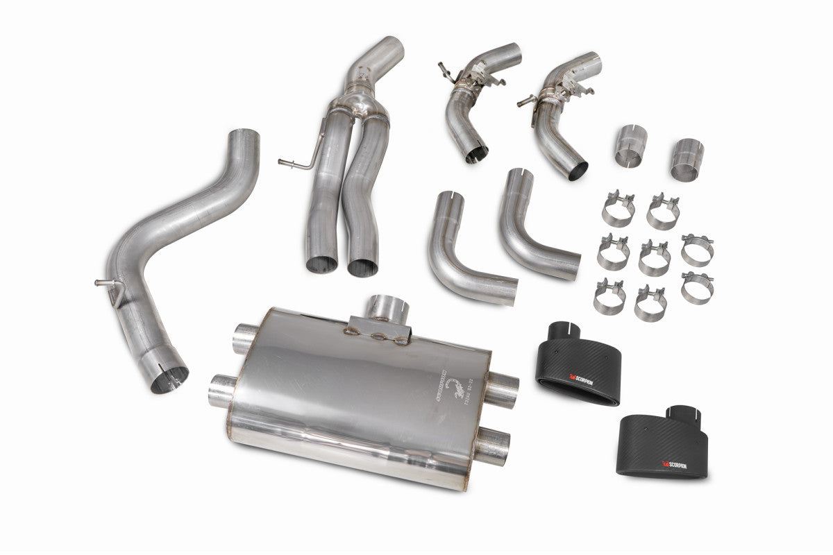 Sistema de escape Scorpion Audi RS3 8V Sedán 17-18 02