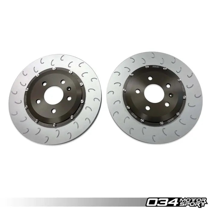 034 Motorsport Juego de discos de freno flotantes de 2 piezas Audi B8 B8.5 01