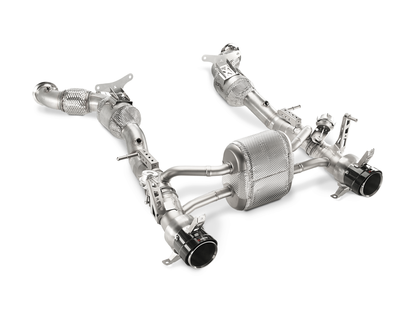 Akrapovic Link Pipe set Decat Ferrari 488 Gtb Spider 3