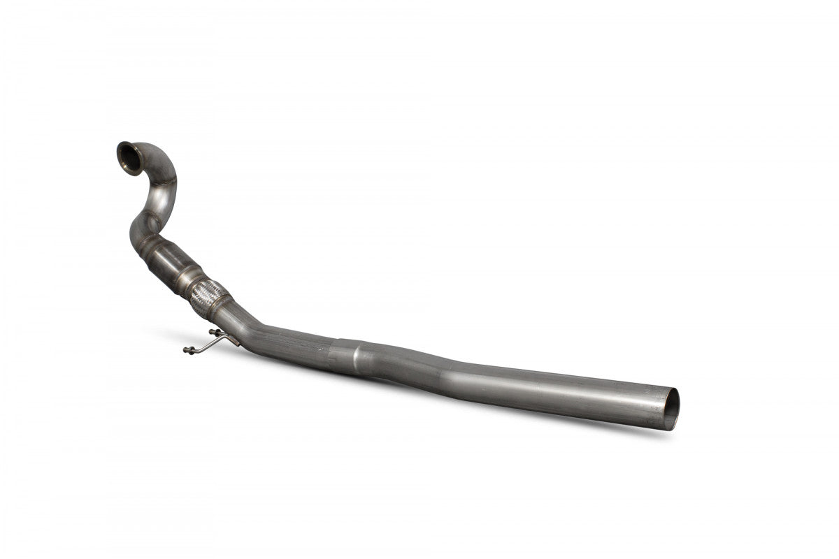 Scorpion Downpipe met HFC Audi S3 VW MK7.5 Seat Leon 01
