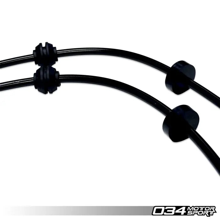 034 Motorsport Gevlochten Remleidingen Set Audi A4 A5 04