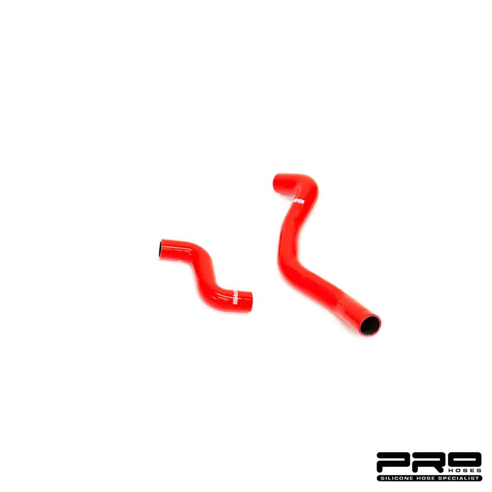 Juego de refrigerante PRO Hoses de 2 piezas para Toyota Yaris GR Rojo