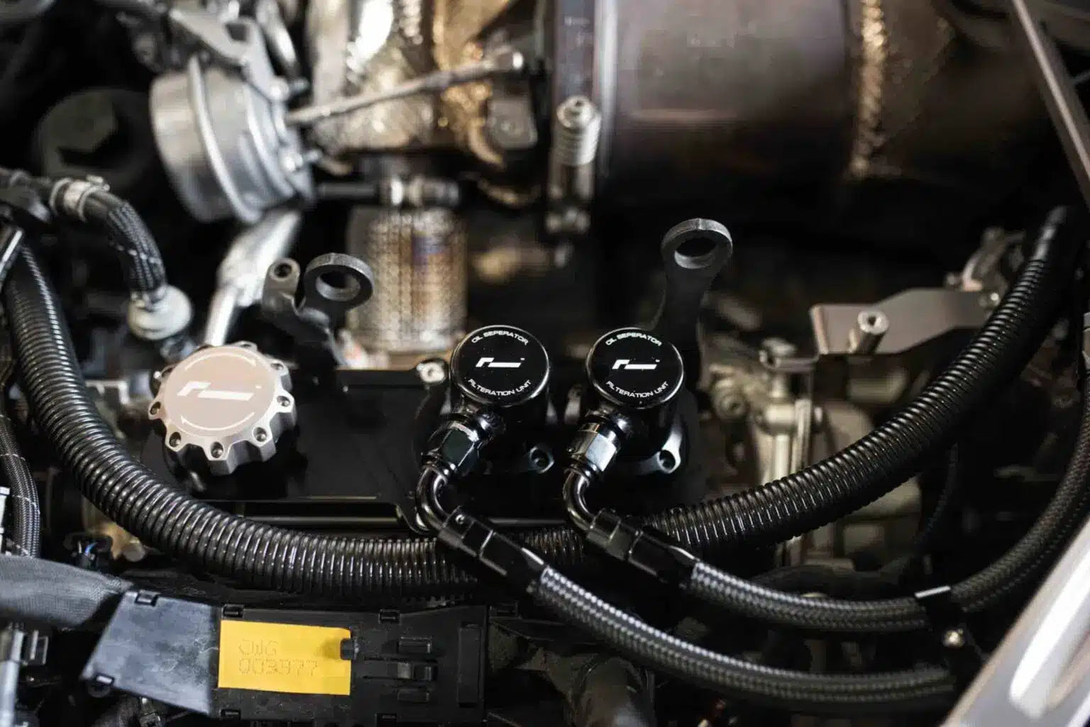 Sistema de recogida de aceite Racingline para Audi 3.0TFSI V6T EA839 10