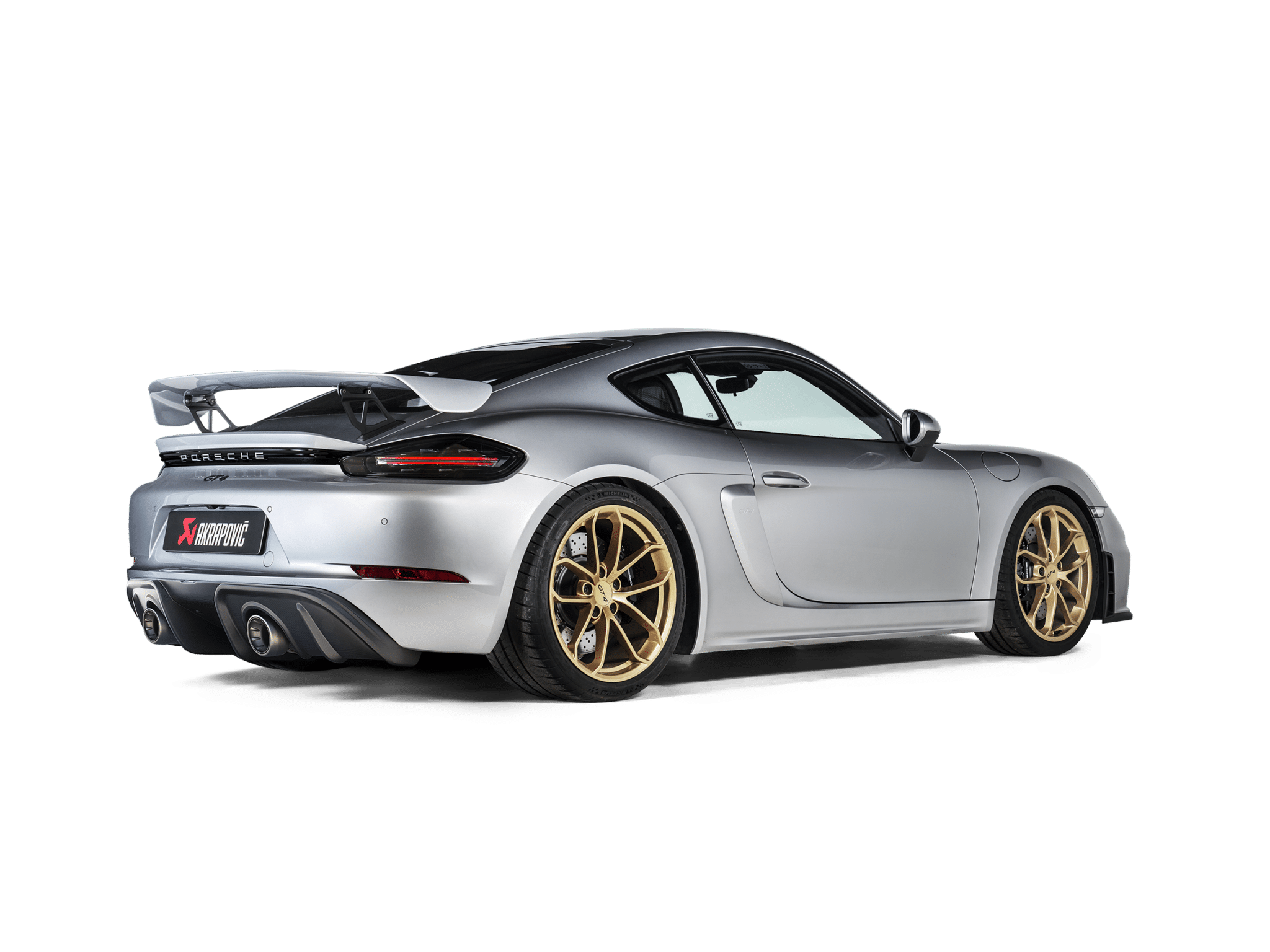 Akrapovič Diffuseur Carbone Mat Porsche Cayman Gt4 718 1
