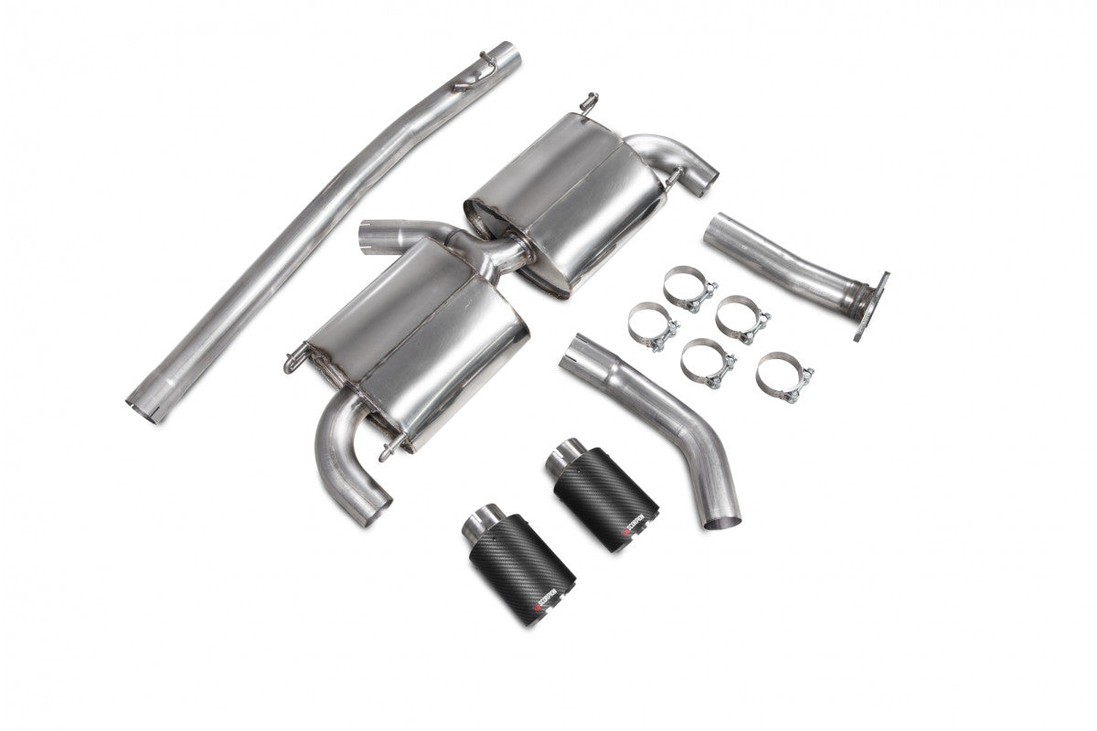 Scorpion Niet resonerend Catback Subaru BRZ Toyota GT86 03