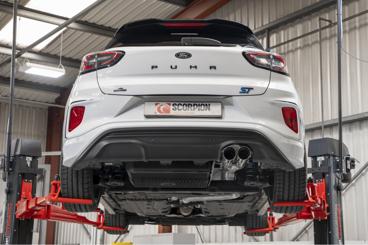 Scorpion Predator GPF Back systeem Ford MK2 Puma ST 4