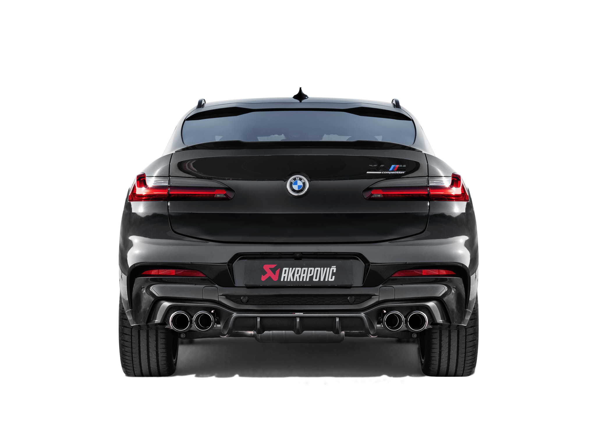 Difusor de carbono Akrapovič BMW X4m F98 2
