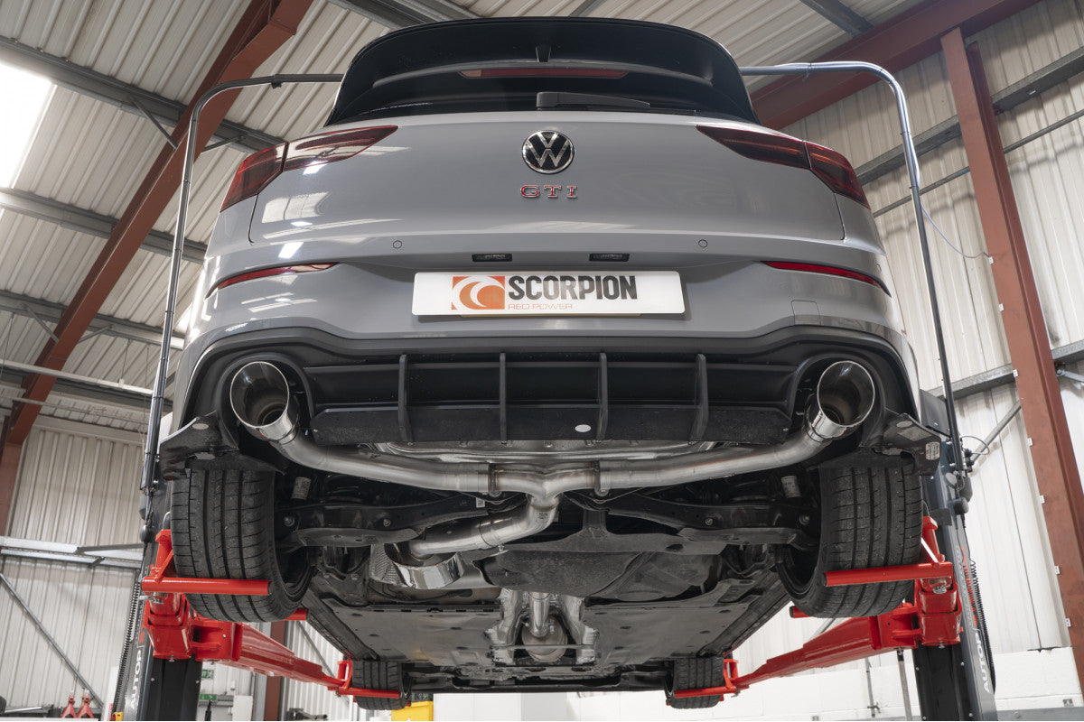 Scorpion Niet resonerend GPF back Systeem VW MK8 Golf 05