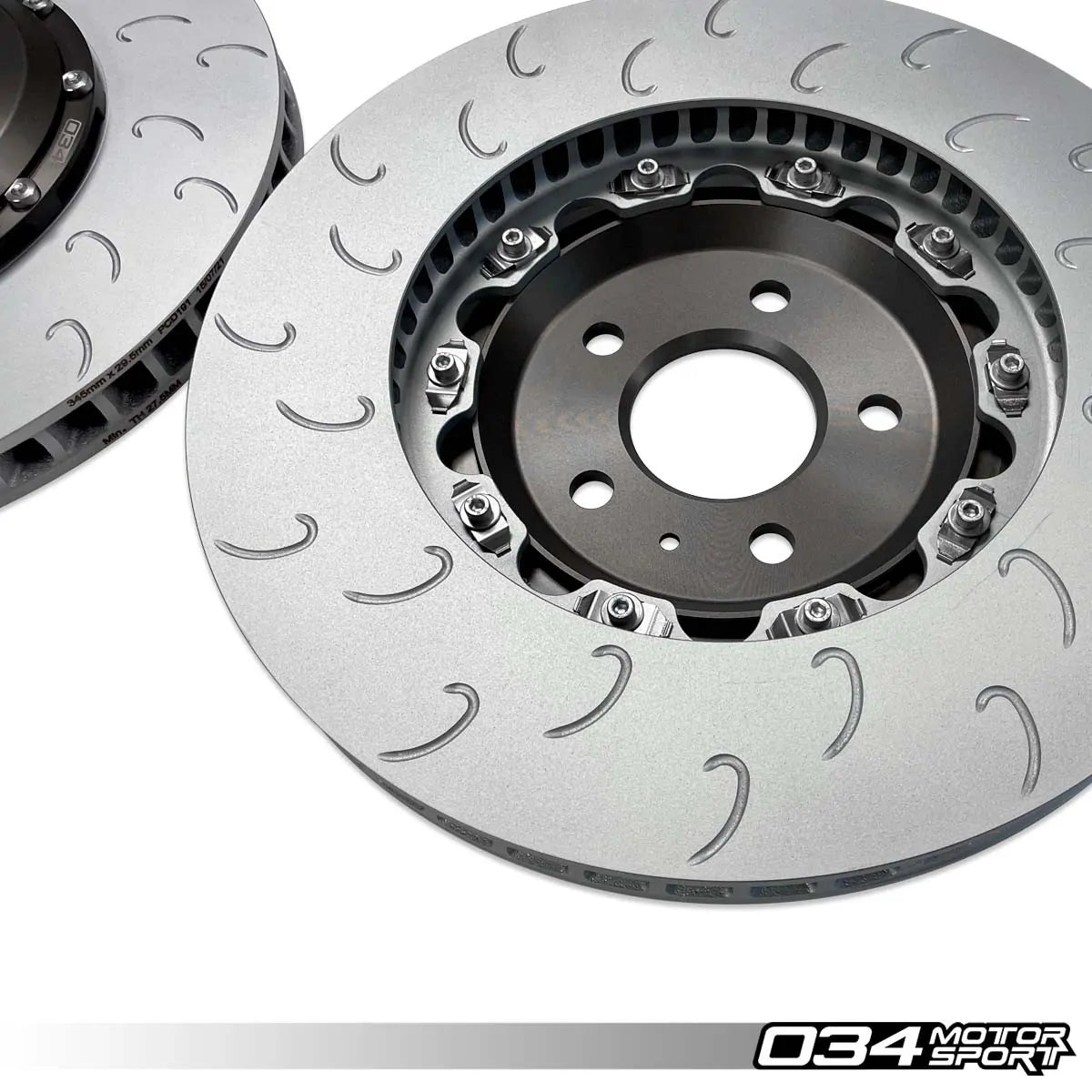Kit de actualización de rotor de freno delantero flotante de 2 piezas para Audi B8 B8.5 S4 S5 Q5 4