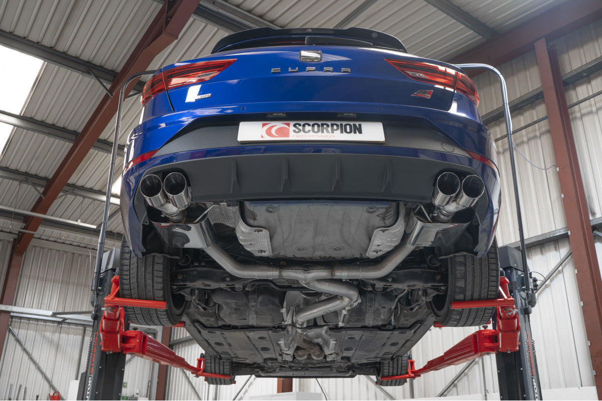Scorpion Non resonated gpf back system Seat Leon Cupra ST 5