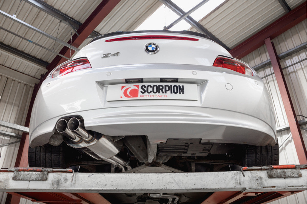 Scorpion Resonerend Cat Back systeem BMW Z4 E85 E86 07