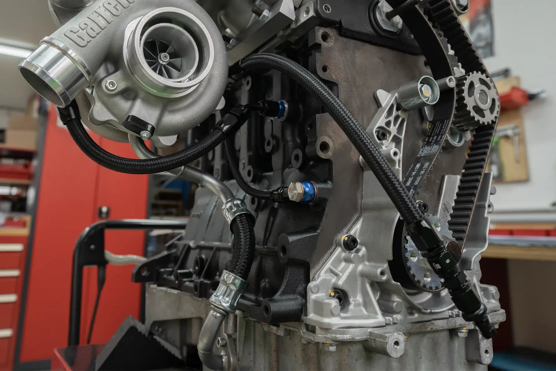 Kit de línea de aceite y agua del turbo - 2.0 TFSI EA113 - Actualización de la Serie G de Garrett