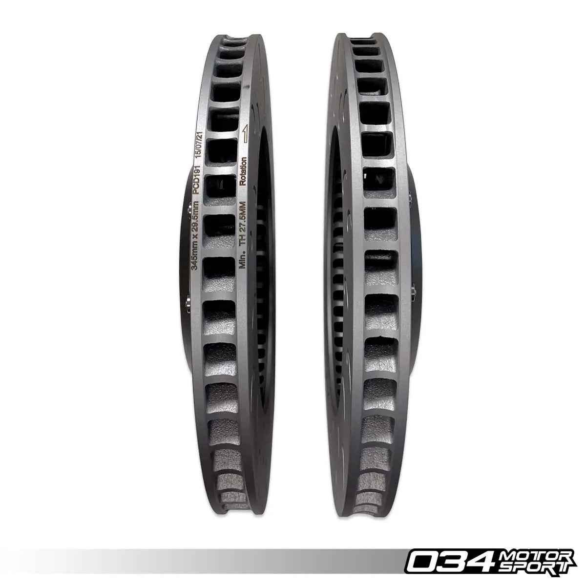 Kit de actualización de rotor de freno delantero flotante de 2 piezas para Audi B8, B8.5, S4, S5, Q5, 6