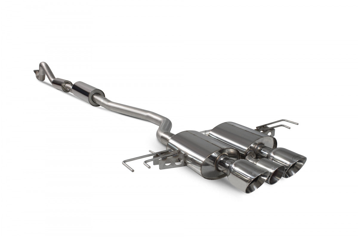 Scorpion Resonated Cat Back Systeem Honda Civic FK8 RHD 01