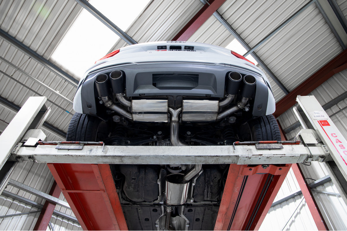 Sistema traseiro Scorpion Resonated GPF para Audi SQ2 Pré-facelift 3