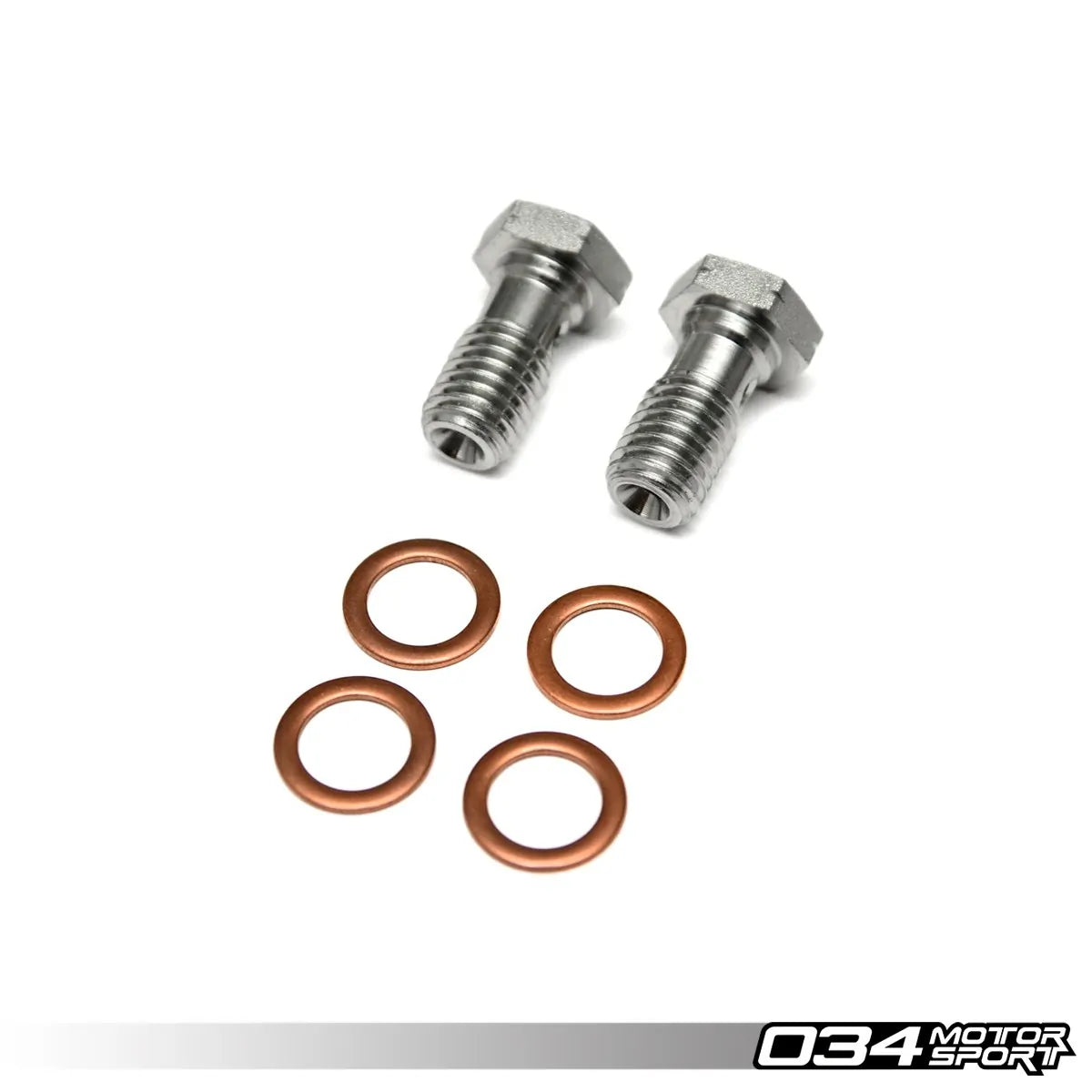 Conductos de freno de acero inoxidable 034 Motorsport VW Audi MQB AWD 2.0T 03