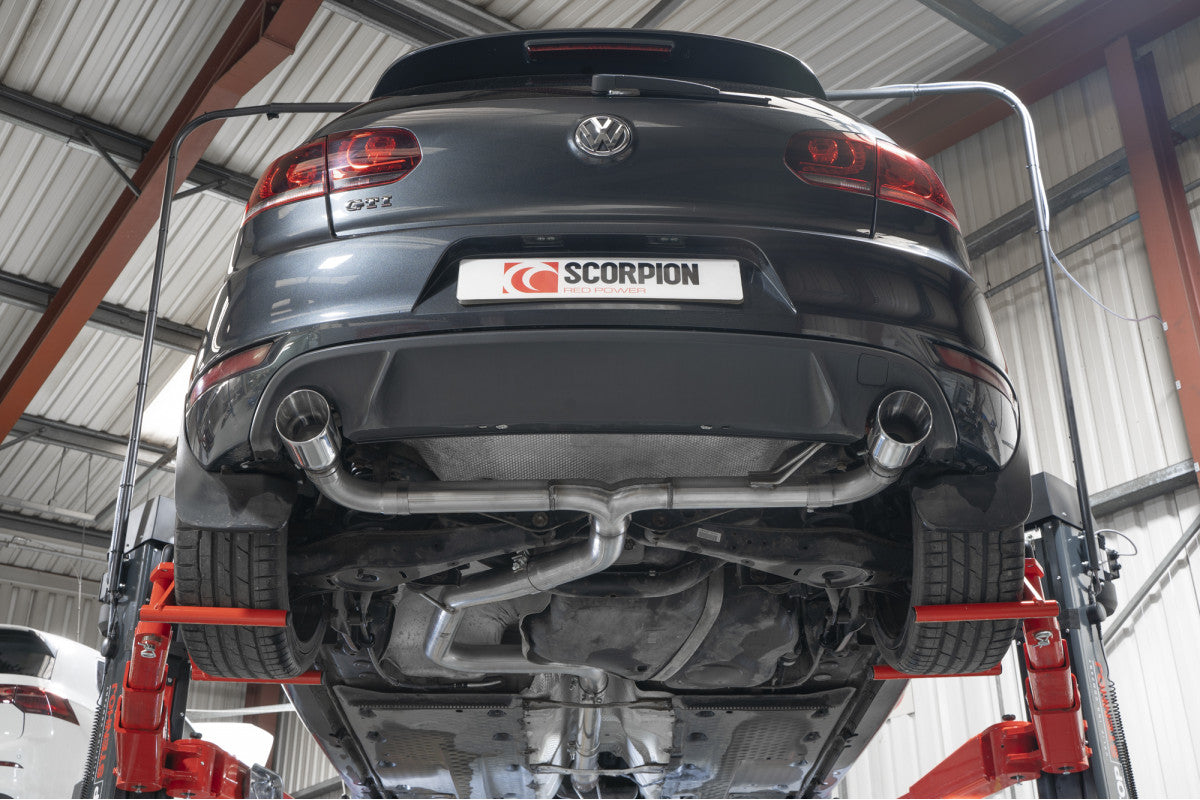Sistema de respaldo Scorpion Predator Cat para VW MK6 Golf GTI 4
