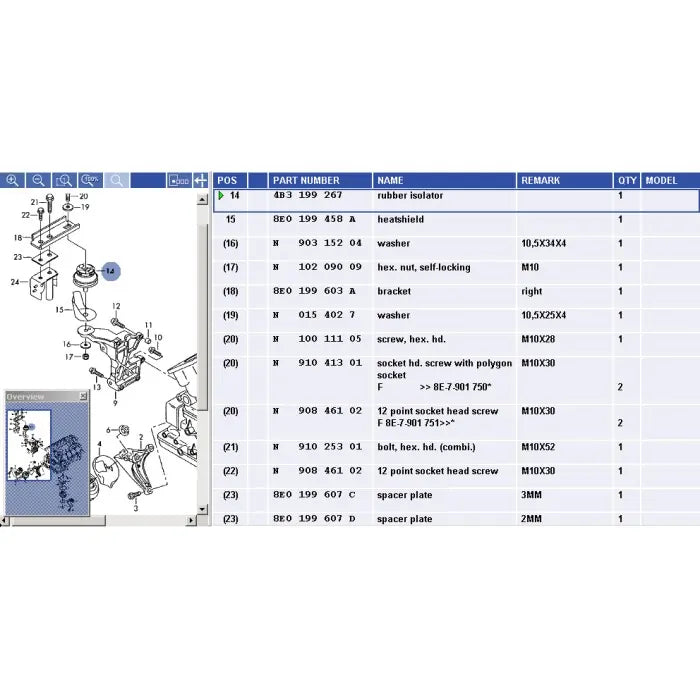 034 Motorsport Stompe Montage (Koppel) Audi RS4 B7 03